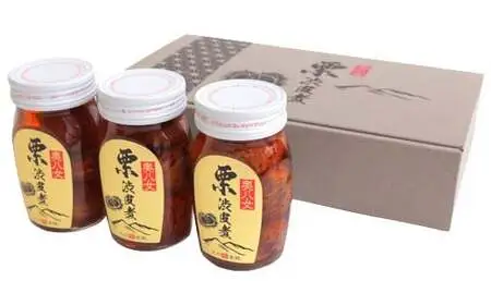 栗の渋皮煮　3本セット 007-016
