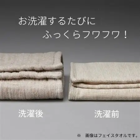 6重ガーゼタオル同色3枚セット (ライトブルー)_雑貨・日用品  タオル _【1238183】