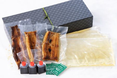 うなぎ ひつまぶし セット 鰻 ウナギ 蒲焼 だし汁 グルメ 贈り物 ギフト 1/2尾×3 出汁 140cc×3 タレ 山椒 三島市 静岡県
