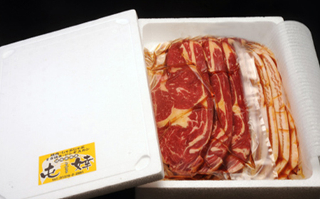 『定期便』老舗焼肉店の焼肉セット国産牛ロース300g道産豚バラ400g全3回＜酒仙合縁 百将＞ 森町 牛肉 ロース 豚肉 バラ 焼肉 タレ 味付け 北海道牛 北海道産 セット ふるさと納税 北海道 mr1-0313