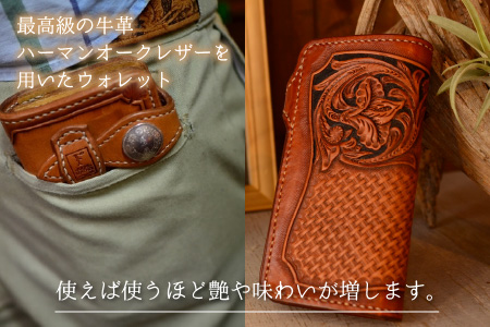 ウォレット STAB 財布 牛革 本革 ハンドメイド [M-027001] [BFAJ037]