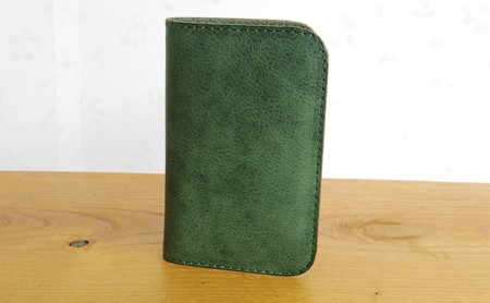 0130 ミドル財布（ホールドなし） ネイビー [アトリエSASSA 富山県 朝日町 34310090]