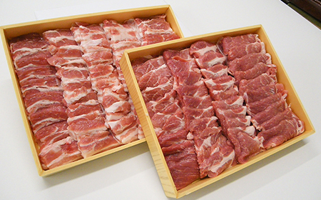 『定期便』森町ポーク焼肉セット（900g）全3回 ＜道産ネットミツハシ＞ 森町 豚肉 ロース バラ 焼肉 セット ふるさと納税 北海道 mr1-0025