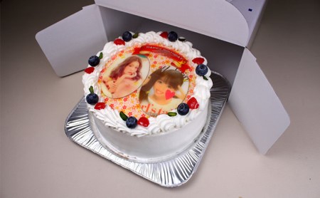 写真ケーキ5号サイズ 引換券 チケット 