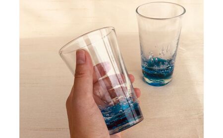 【UMIKAZE】オーシャンビアグラス　2個セット