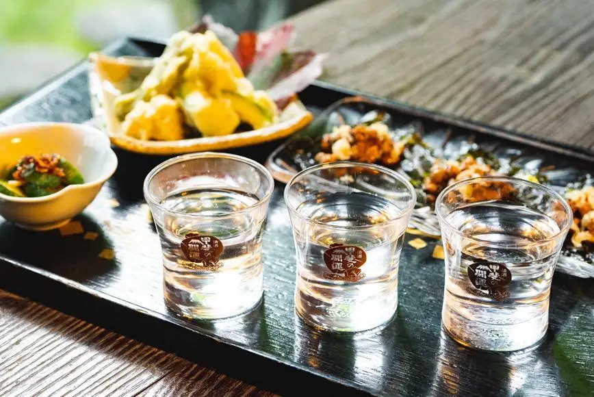 甲斐の開運 日本酒5種飲み比べEnjoy セット 各300ml オリジナルお猪口2個と徳利つき 【井出醸造店】