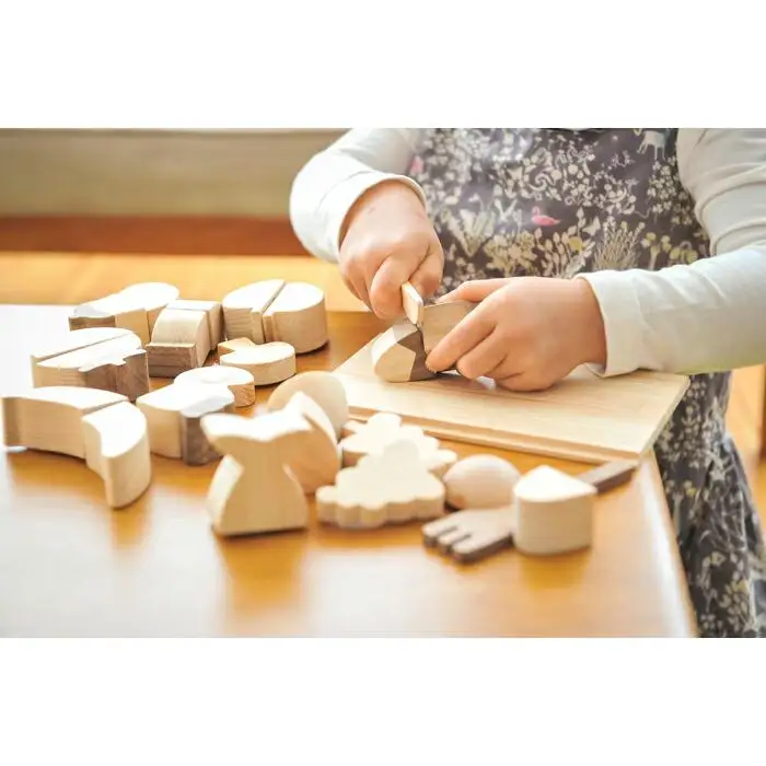 桧のおもちゃ　アイコニー　食材セット IKONIH　Food Set