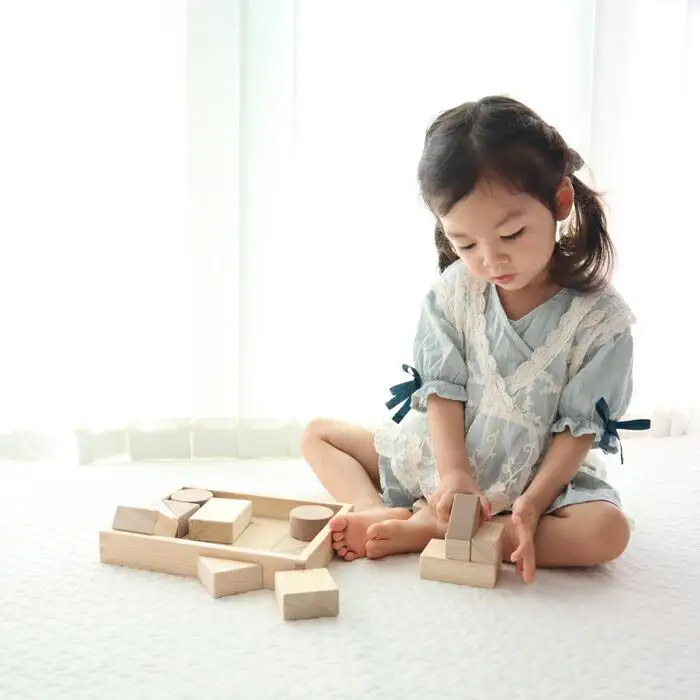 桧のおもちゃ　アイコニー　積み木 IKONIH　Building Block