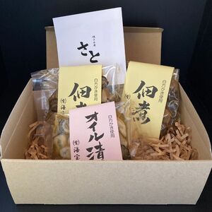 多度津町産 白方かき 焼き小屋さと自家製　かきの佃煮・かきのオイル漬け詰め合わせ【令和8年1月頃から4月頃までの期間限定出荷】【L-29】 