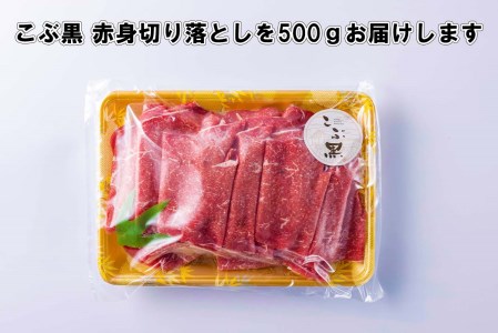 訳あり 北海道産 黒毛和牛 こぶ黒 A5 A4 赤身 切り落とし 計 500g