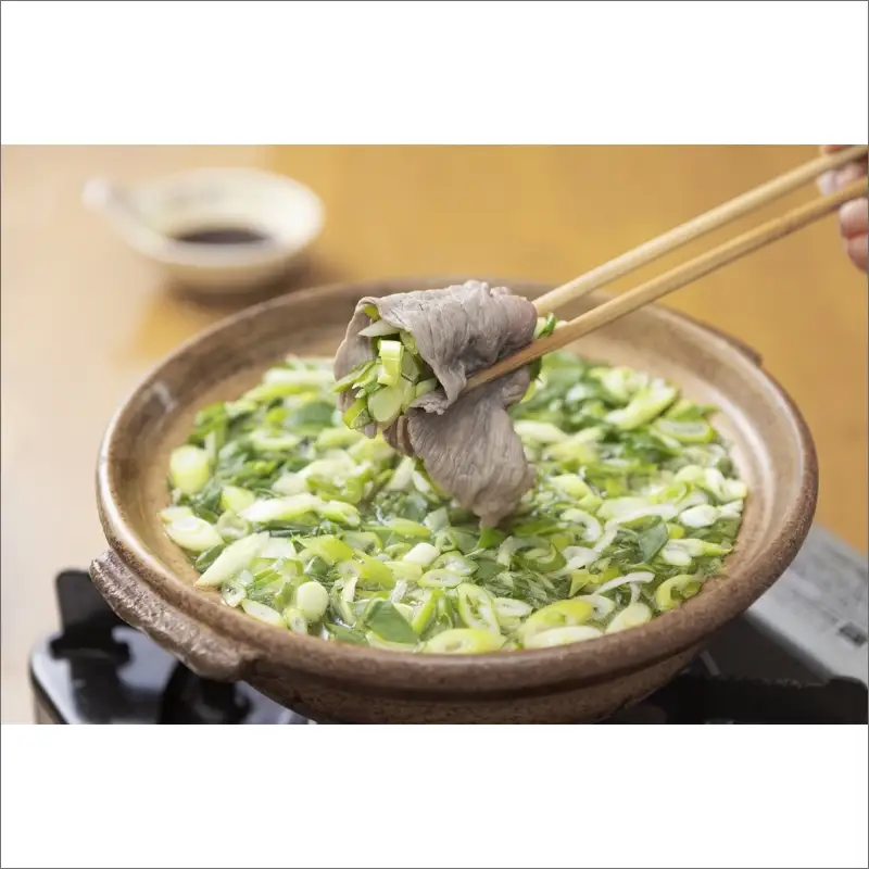 京たんくろ和牛と九条ネギの茶しゃぶ鍋セット｜鍋セット