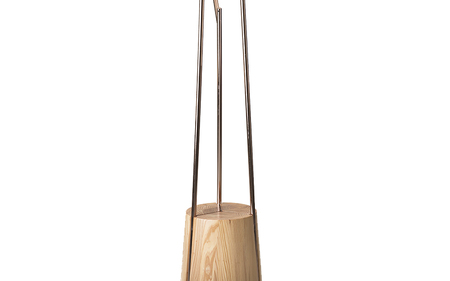 【FIL】コートハンガー MASS Series Coathanger -Natural Wood & Copper Frame-　小国杉 コート掛け ハンガーポール 洋服掛け 帽子掛け インテリア 家具 木製 無垢材 小国杉 受注生産 おしゃれ リビング ダイニング ギフト Foreque 熊本 阿蘇 南小国町 送料無料