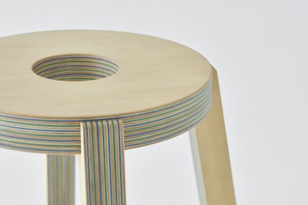 スツール「PW stool」　カラー：bluegreen