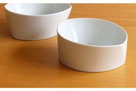 【白山陶器】【グッドデザイン賞受賞】リーヴズデザートカップ 小鉢 白磁 2枚セット 食器 皿 【波佐見焼】[TA119] 波佐見焼