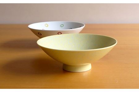 【陶器市特集】【白山陶器】やや大ぶりな浅めのお茶わん「平茶わん」 ペアセット 茶碗  食器 皿 【波佐見焼】[TA125] 波佐見焼