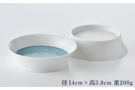 【陶器市特集】【波佐見焼】ブルースプレッドボール ボウル S 5個セット 食器 皿 【一真窯】 [BB51]  波佐見焼