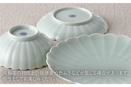 【波佐見焼】RINKA プレート ボウル 3点セット 青磁 食器 皿 【長十郎窯】 [AE28] 波佐見焼