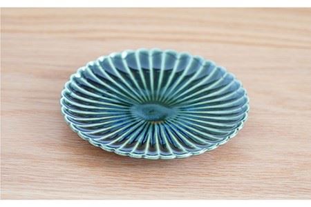 【波佐見焼】花しのぎ トリオ 取皿 プレート (織部・藍・鴬茶) 食器 皿 【団陶器】 [PB77] 波佐見焼