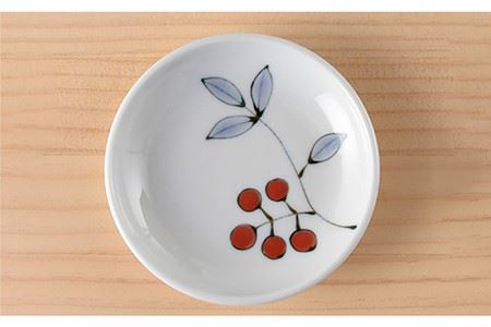 【波佐見焼】南天 夫婦 茶碗・湯呑み・小皿・箸置き 青と赤 8個セット 食器 皿 【大新窯】 [DC81]  波佐見焼