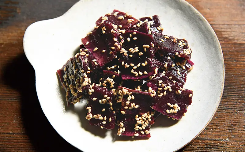 まるで畑のチョコ！沖縄久米島生まれ「干し紅芋」6袋＆「発酵干し紅芋」6袋セット 紅いも お芋 イモ 干し芋 沖夢紫 発酵 酵素 でんぷん 高糖度 糖度60度以上 熟成 旨味凝縮 アントシアニン 国産 甘い スイーツ おやつ 栄養満点 ダイエット 小分け