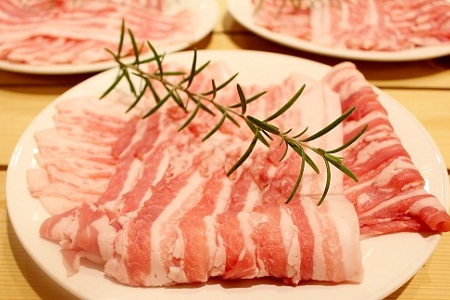 【京丹波高原豚】 しゃぶしゃぶ用 1kg 豚バラ【豚肉】  [010TN003]