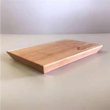 ブラックチェリー材　一枚板のカッティングボード・まな板 25cm(大牟田市)_雑貨・日用品  キッチン用品 _【1263656】