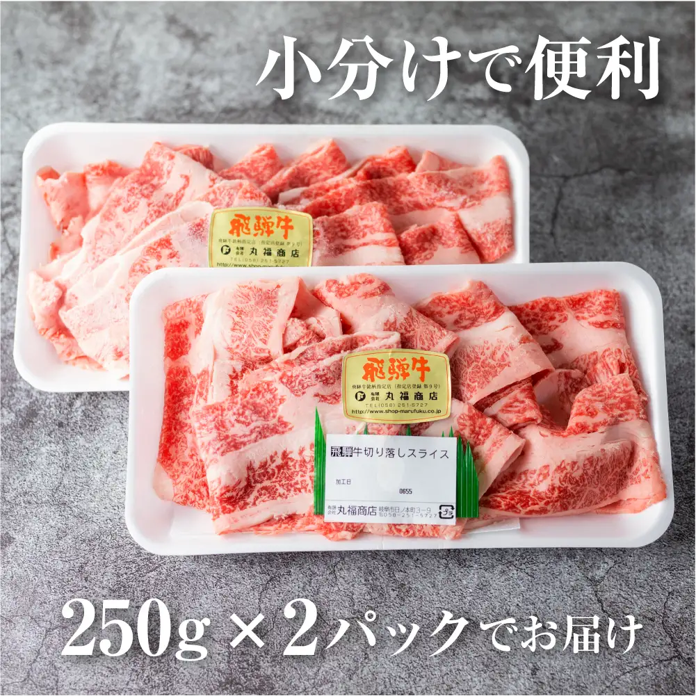 飛騨牛 切り落とし 500g 牛肉切り落とし