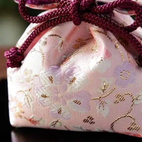 【石黒香舗】匂い袋 部屋用 置き型巾着大 （ピンク）