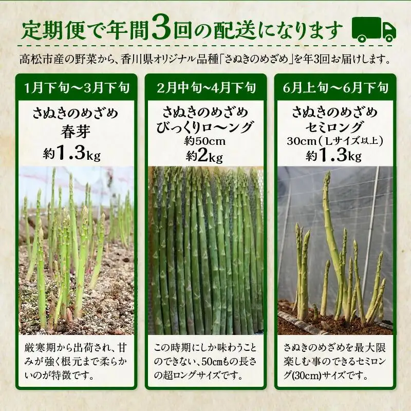 香川県産アスパラガス定期便M