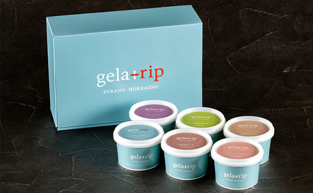 ≪3ヶ月定期便≫ジェラート6個 gelatrip's selection 北海道 上富良野町 アイス