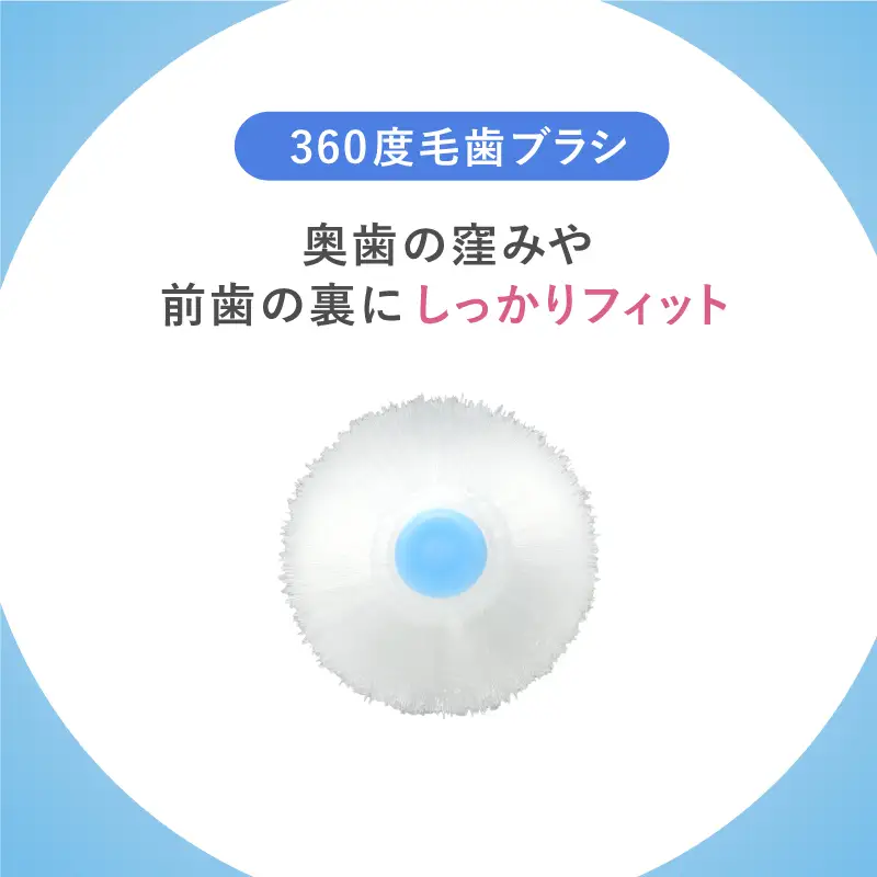360度毛歯ブラシ「POPOTAN　優」15本セット