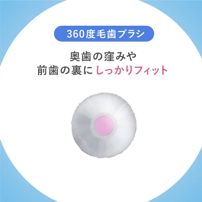 360度毛歯ブラシ「POPOTAN」大人用15本セット