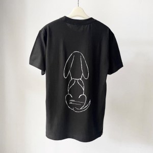 DOG T-SHIRT【Lサイズ／SMOKE BLACK】 [h125]