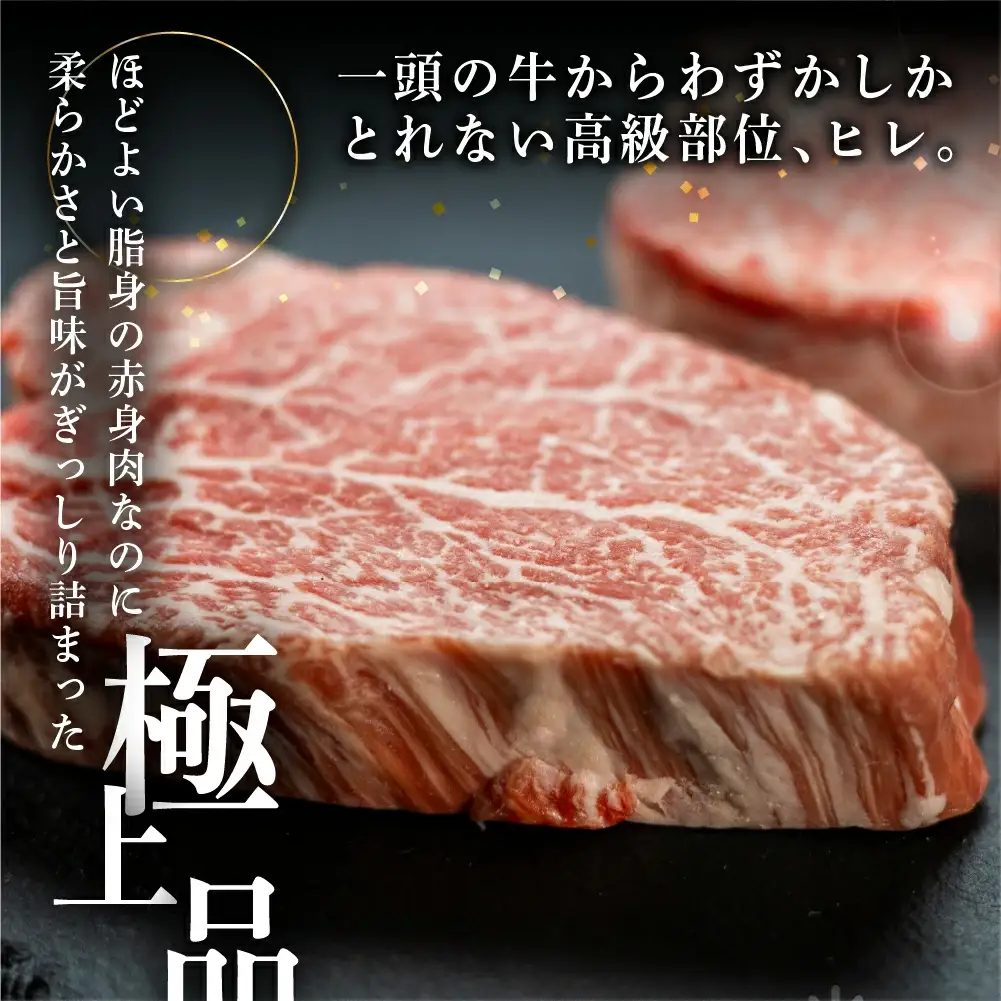 飛騨牛ヒレステーキ  150g×3 ヒレステーキ【70-19】
