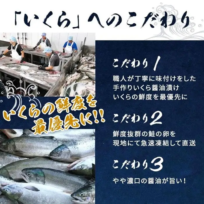 いくら 醤油漬け 250g×1P 北海道 鮭卵 訳あり 冷凍 尾張まるはち