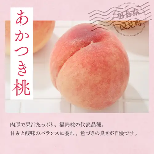 透過式光センサーあかつき桃 特秀5kg相当 15玉～18玉＜ ふくしま未来農業協同組合 ＞ | ふくしま 桃 福島 もも 国見 モモ ※2026年7月中旬～8月上旬頃に順次発送予定 ※沖縄・離島への配送不可