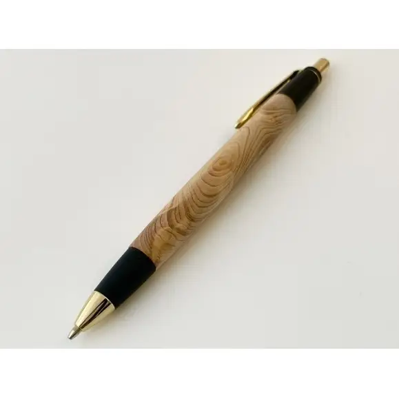 屋久島産【天然ヒノキ】無垢シャープペンシル(0.5mm)1本〈ヒノキ 文房具 シャーペン 〉