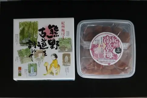 【贈答用】紀州南高梅 桃風味梅干 400g 化粧箱入【US19】