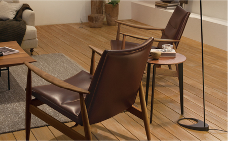 【Ritzwell】RIVAGE　EASY CHAIR 椅子 レザー [AYG017]