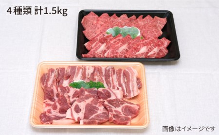 JA 糸島 黒毛和牛 糸島豚 焼肉 セット 糸島市 / JA糸島産直市場 伊都菜彩 [AED009]
