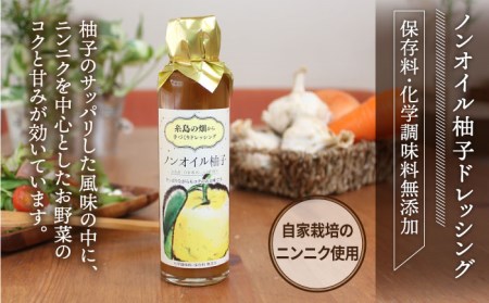 【お中元対象】糸島 の畑から 手づくり ドレッシング 【いろいろ楽しめる4本セット】[ATA003]