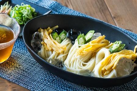 【石井製麺所】手延べ素麺　太麺・細麺セット　各9束（計18束）