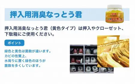 天然植物成分由来の カビ消臭なっとう君（押入用） お試し1個 消臭剤 072-095