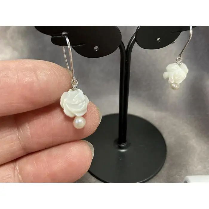 あこや真珠/ローズシェルピアス【パール ピアス 高級 しんじゅ あこや ファッション ギフト 贈り物 贈答 母の日  人気 おすすめ 高知県 南国市】