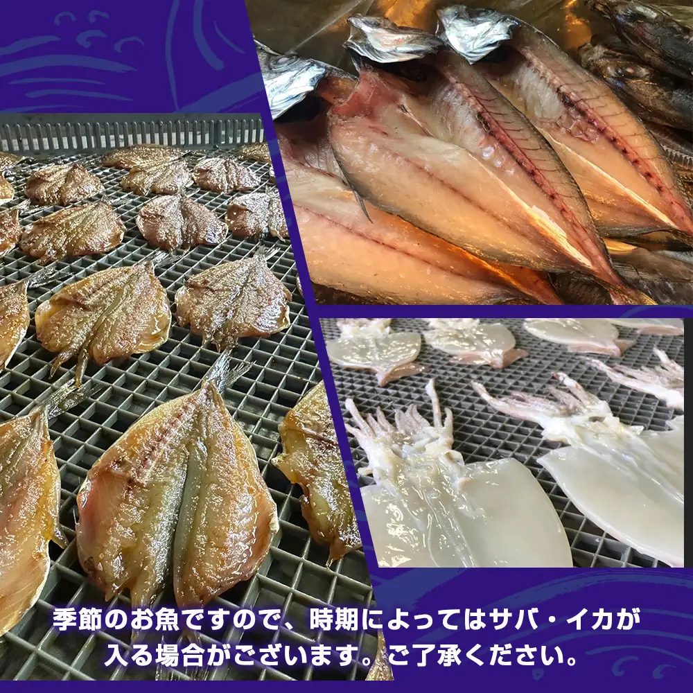 冷凍 ひもの 干物 5種 700g 以上 お任せ セット 天日干し / ひもの