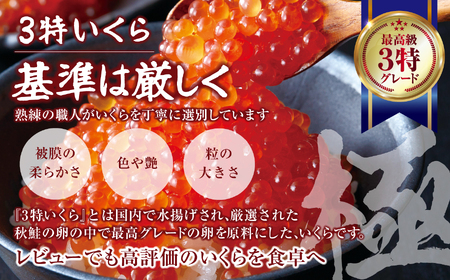【金賞受賞】 鮭いくら醤油漬け 400g(小分け2パック) 高評価 3特 ふるさと納税限定 いくら