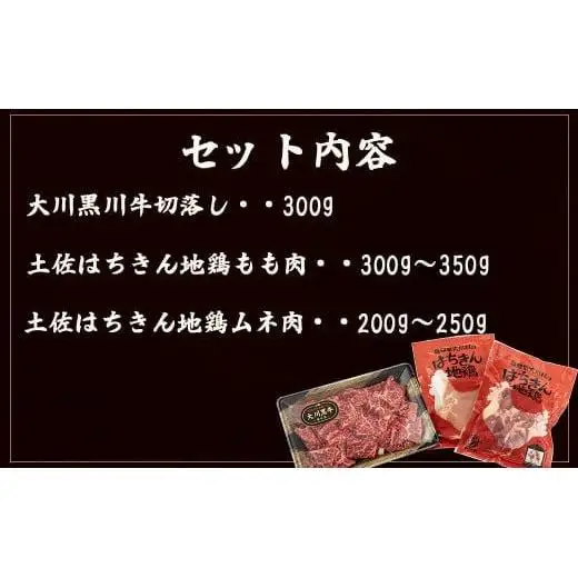 【 和牛 】 和牛切り落とし 鶏肉胸肉もも肉セット