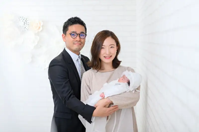 お宮参り撮影（お祝い着衣装付き・フォーマル写真３カット付き）【お宮参り フォーマル フォト 誕生記念 赤ちゃん プレゼント 撮影 記念写真 伝統行事 スタジオ撮影 神奈川県 小田原市 撮影 撮影】