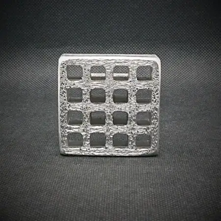 【RR】BW Flower clasp　錫花留め　はかた錫スタジオの錫_雑貨     装飾品・工芸品   _【1279321】