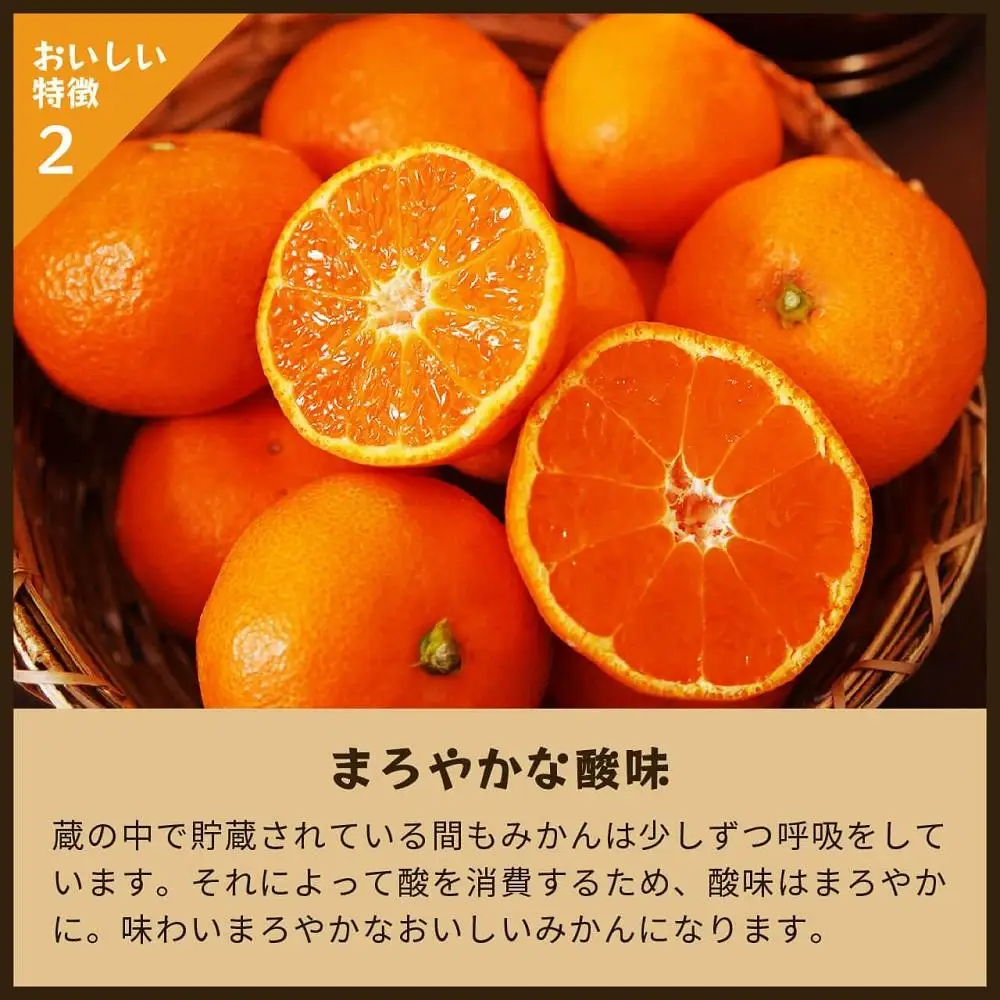 蔵出しみかん晩生　5kg家庭用｜和歌山県海南市下津町の特産品蔵出しみかんの晩生品種【2027年1月発送開始】
